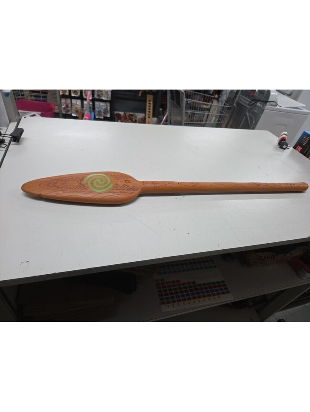 Moana Toy Magical Oar Paddle Toy 36" Lights & Sound Tested & Working Disney